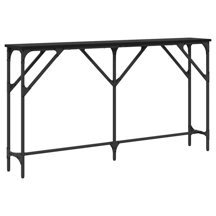 Konsolbord Svart Ek 140 X 23 X 75 Cm