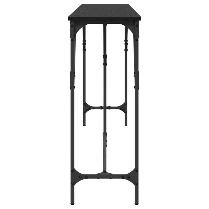 Konsolbord Svart Ek 200 X 29 X 75 Cm