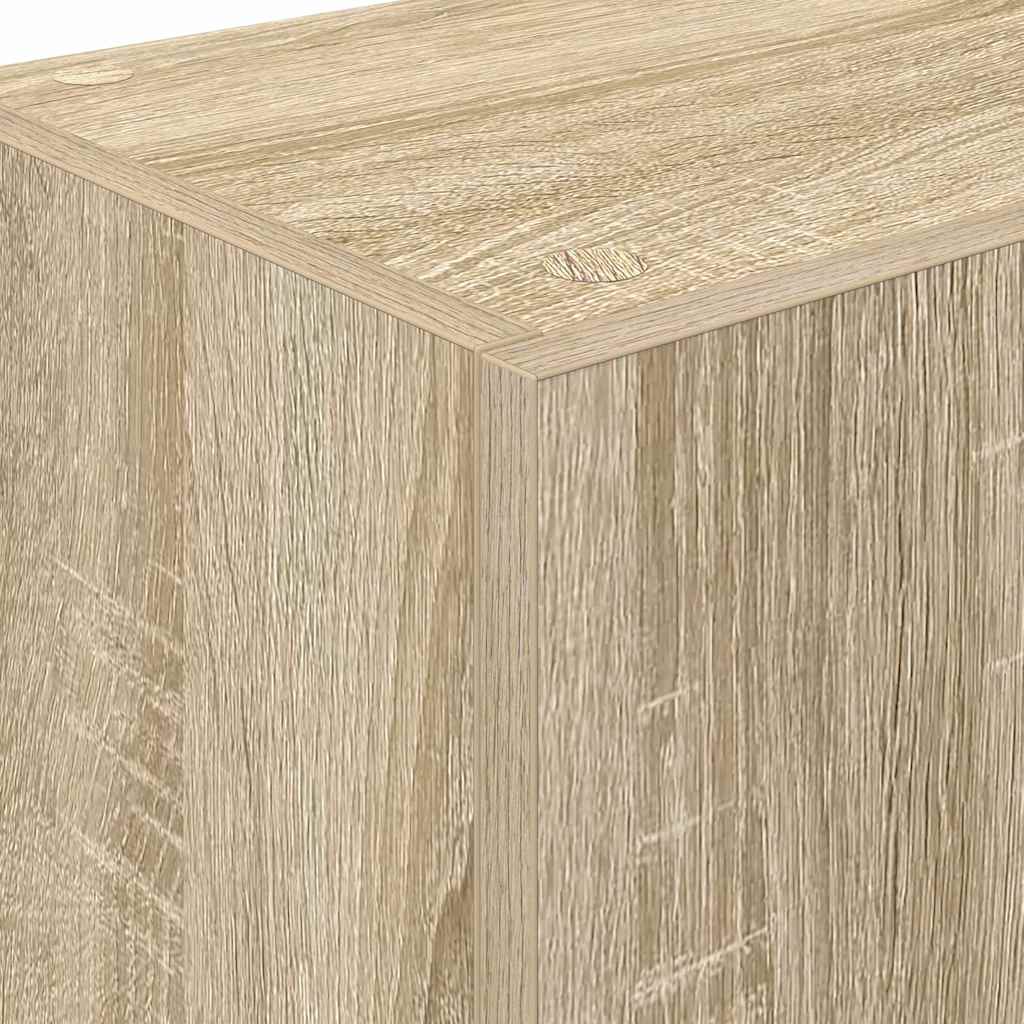 Köksskåp Beige 35 X 50 X 180 Cm Konstruerat Trä
