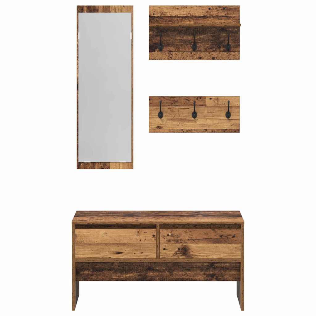 Hallmöbelset Gammalt Trä 90 X 31 X 46,5 Cm Konstruerat Trä