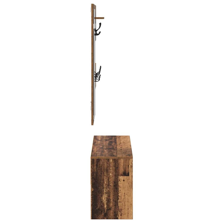 Hallmöbelset Gammalt Trä 90 X 31 X 46,5 Cm Konstruerat Trä