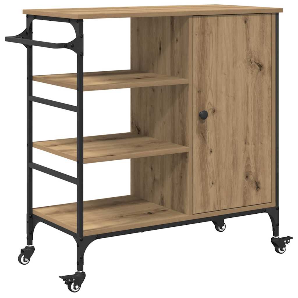 Köksvagn Artisan Ek 87.5 X 39 X 84.5 Cm Konstruerat Trä