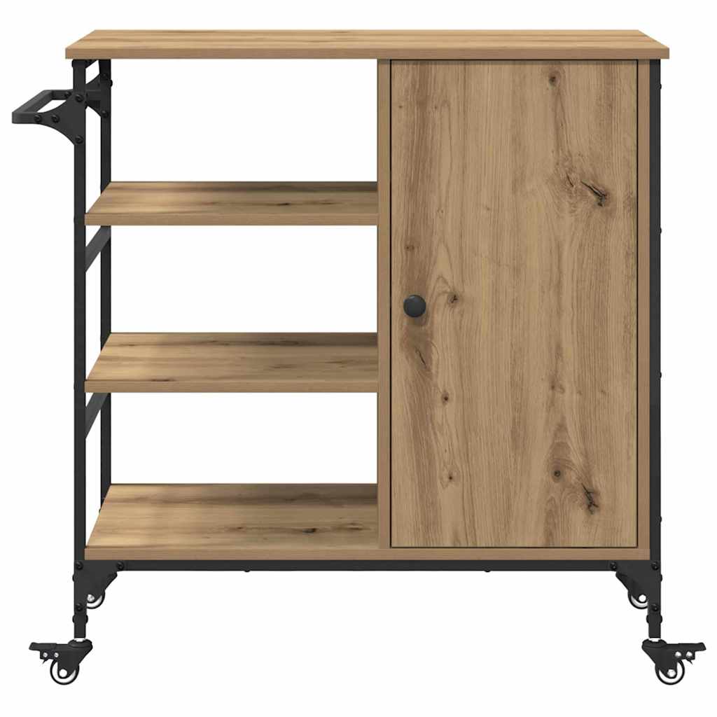 Köksvagn Artisan Ek 87.5 X 39 X 84.5 Cm Konstruerat Trä