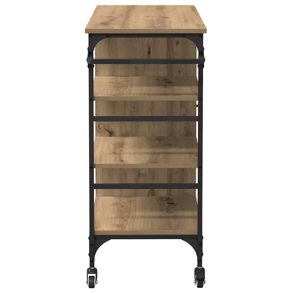 Köksvagn Artisan Ek 87.5 X 39 X 84.5 Cm Konstruerat Trä