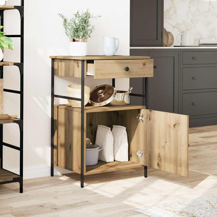 Köksvagn Artisan Ek 56 X 43 X 89,5 Cm Konstruerat Trä