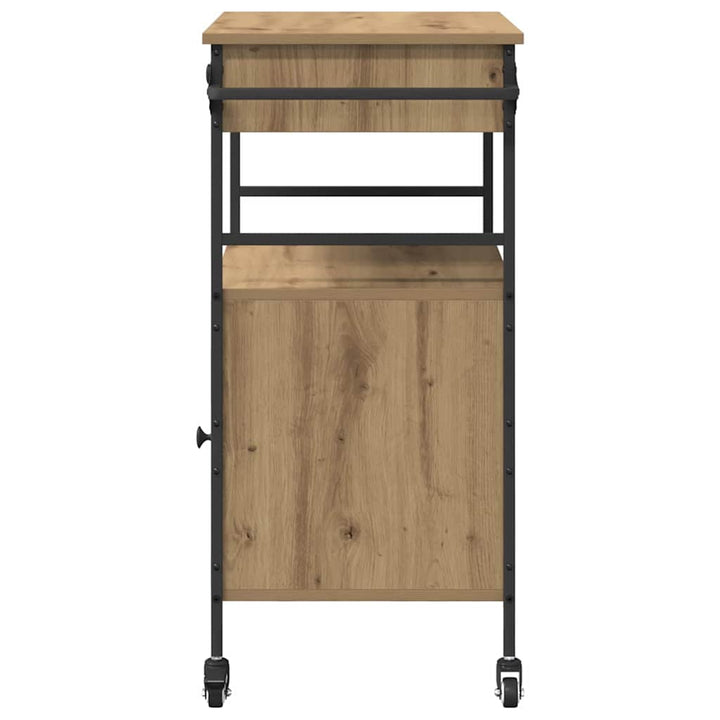 Köksvagn Artisan Ek 56 X 43 X 89,5 Cm Konstruerat Trä