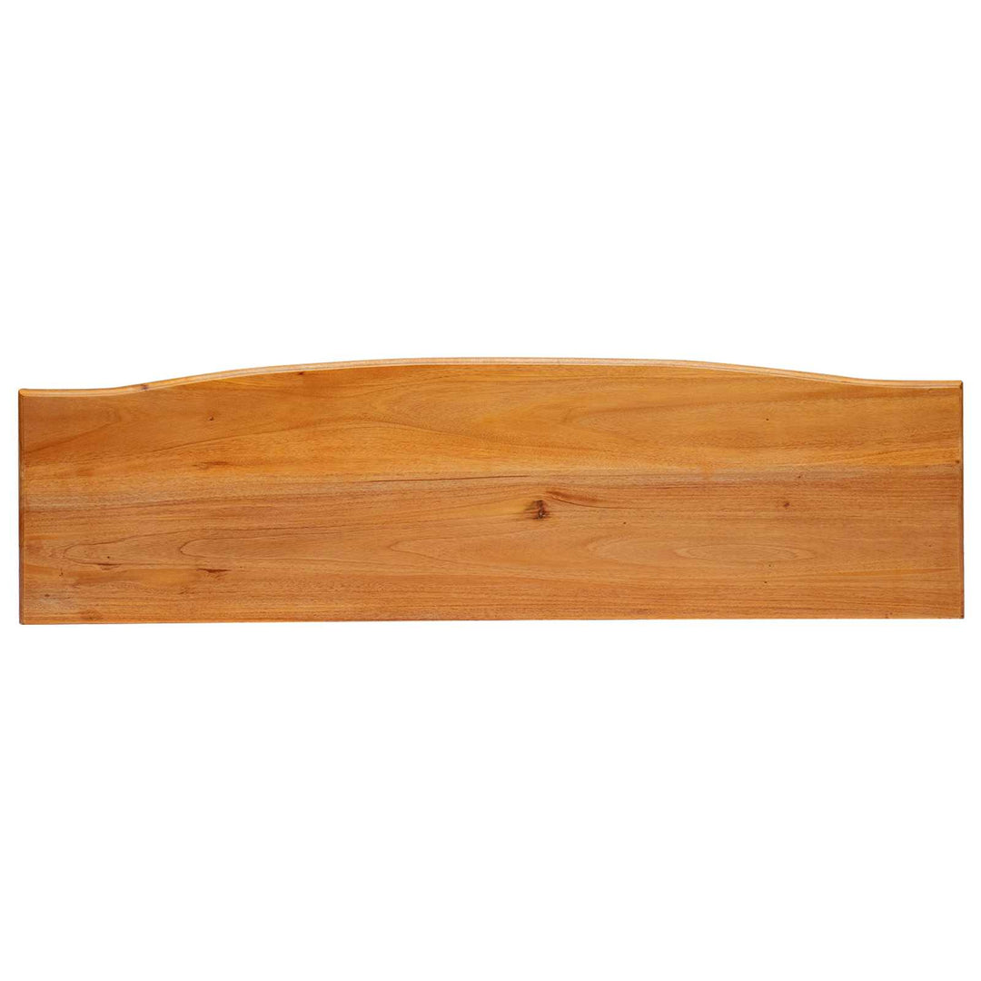 Konsolbord Naturfärg 115 X 32 X 76 Cm Massivt Mahognyträ