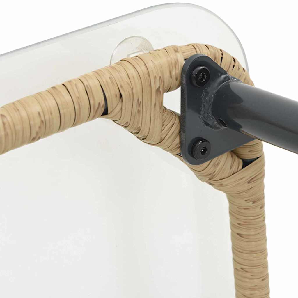 Trädgårdsbord Naturfärg 80 X 40 X 45 Cm Konstrotting