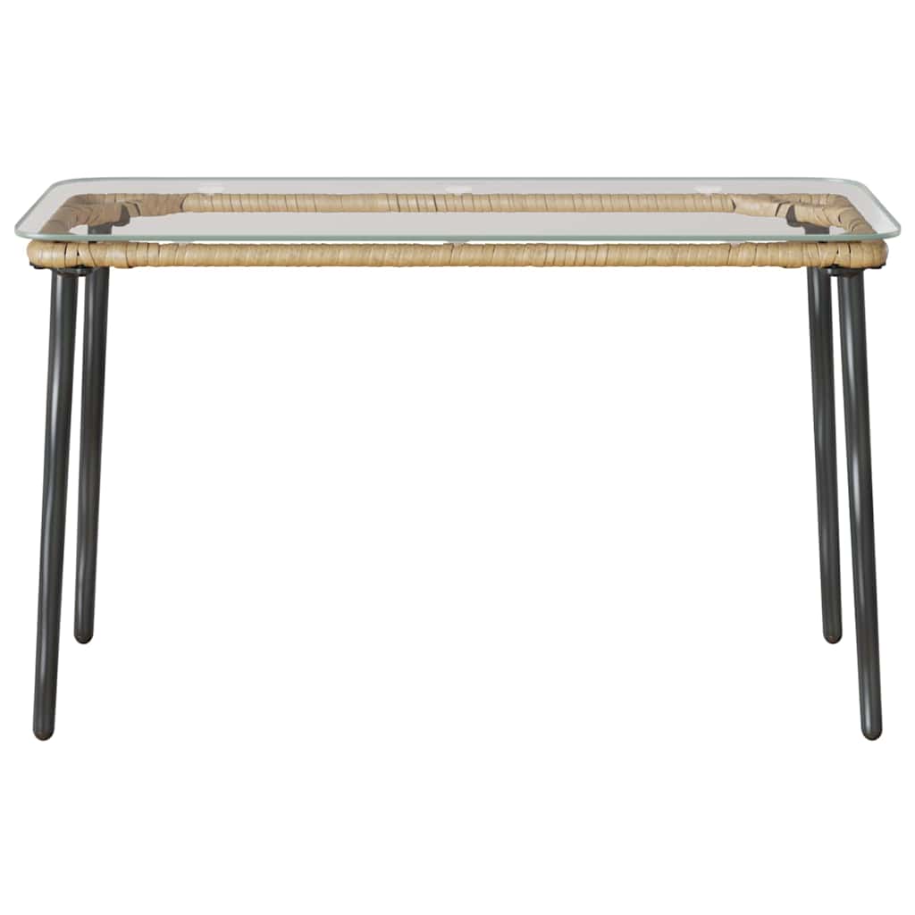 Trädgårdsbord Naturfärg 80 X 40 X 45 Cm Konstrotting