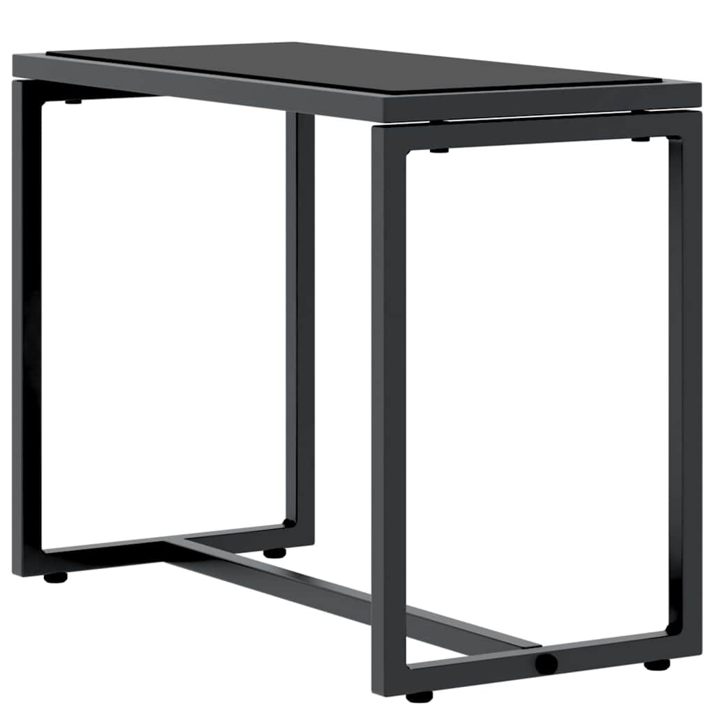 Solstolar 2-Person 3 Pcs Svart Och Anthracit Stål