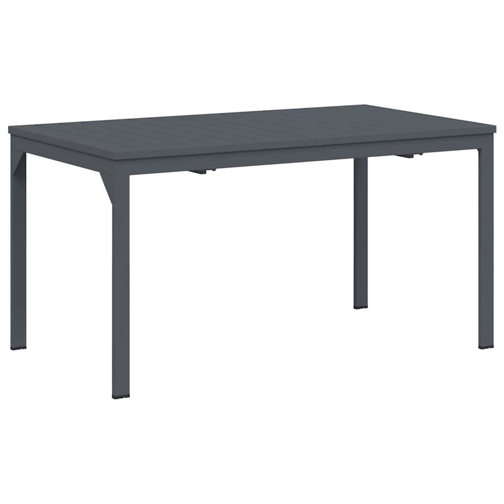 Utebord Antracit 180 X 80 X 74 Cm Pulverlackerat Stål