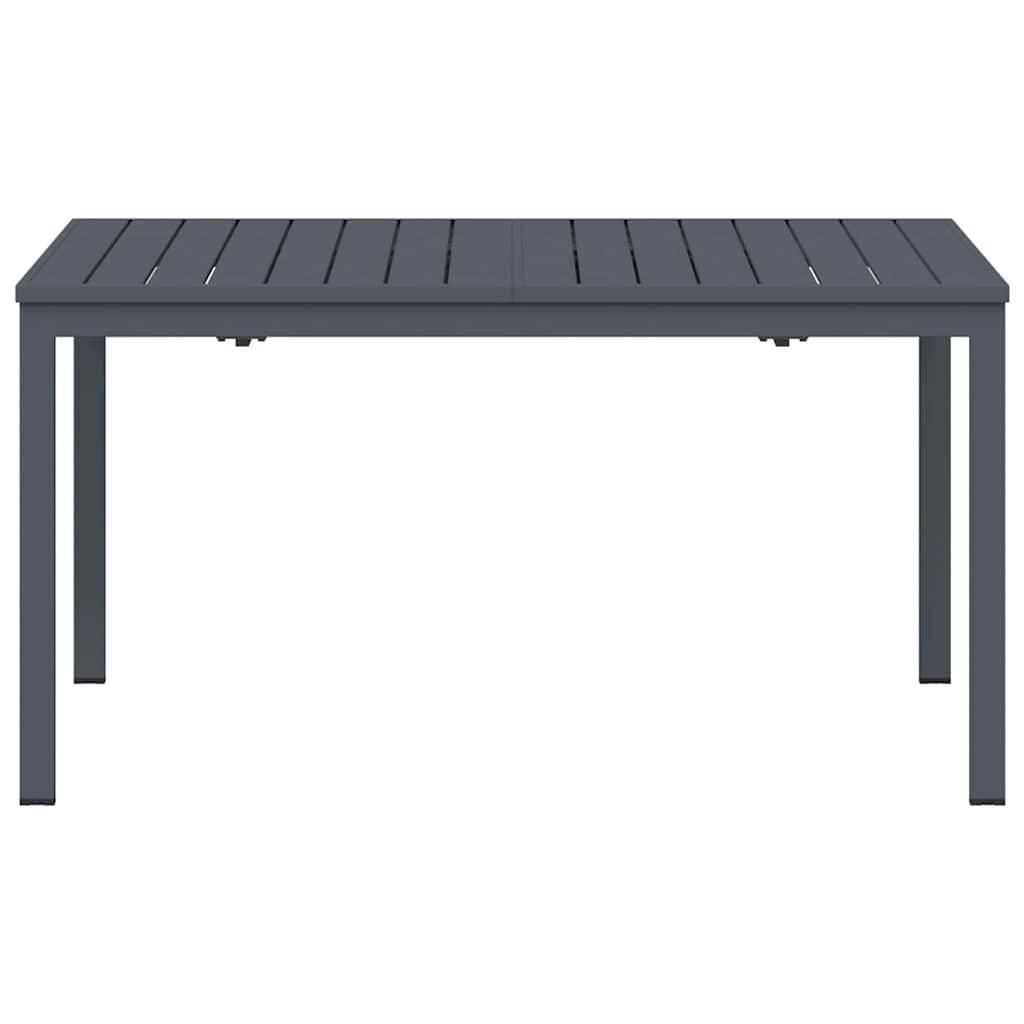 Utebord Antracit 180 X 80 X 74 Cm Pulverlackerat Stål