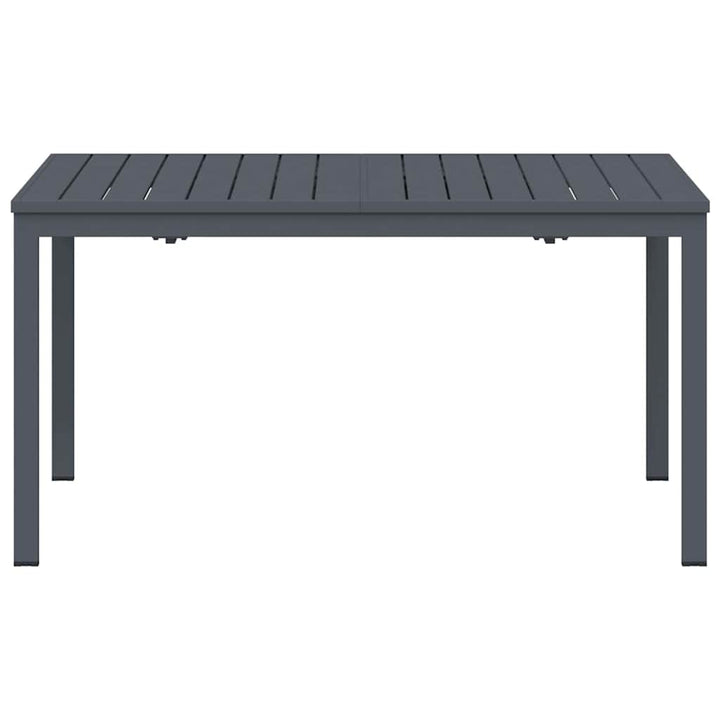 Utebord Antracit 180 X 80 X 74 Cm Pulverlackerat Stål
