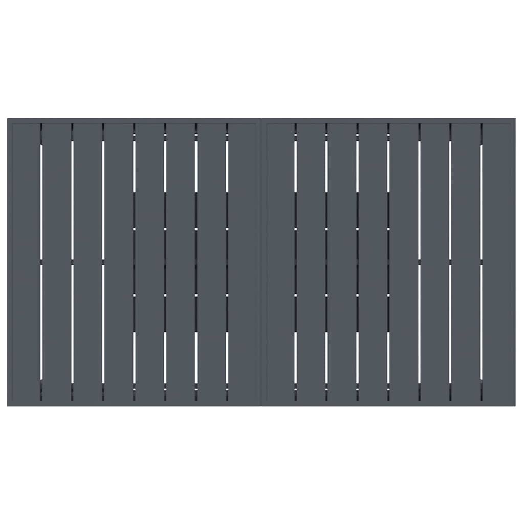 Utebord Antracit 180 X 80 X 74 Cm Pulverlackerat Stål