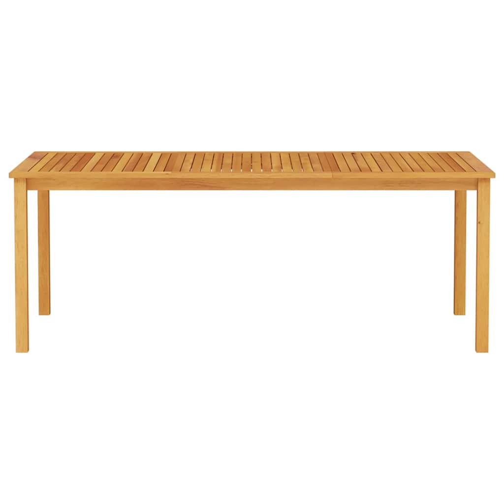Trädgårdsmöbelset 7 Pcs Brun Massivt Akaciaträ