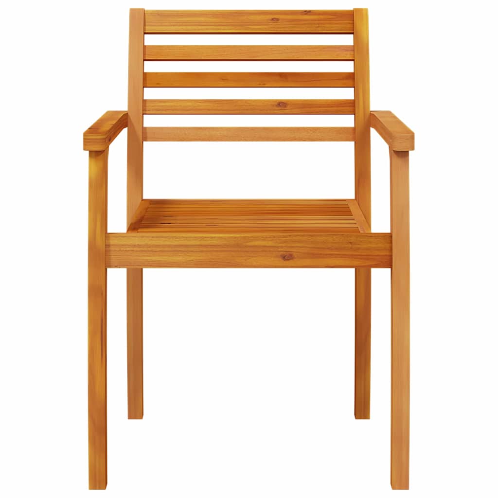 Trädgårdsmöbelset 3 Pcs Brun Massivt Akaciaträ