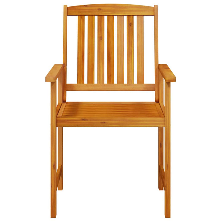 Trädgårdsmöbelset 7 Pcs Brun Massivt Akaciaträ