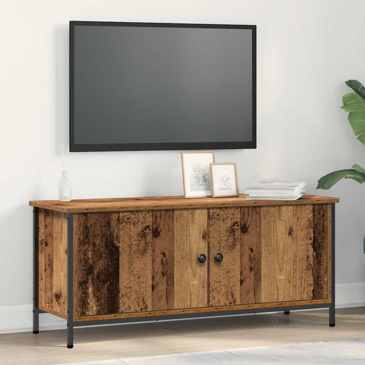 Tv-Skåp Gammalt Trä 100 X 35 X 45 Cm Konstruerat Trä