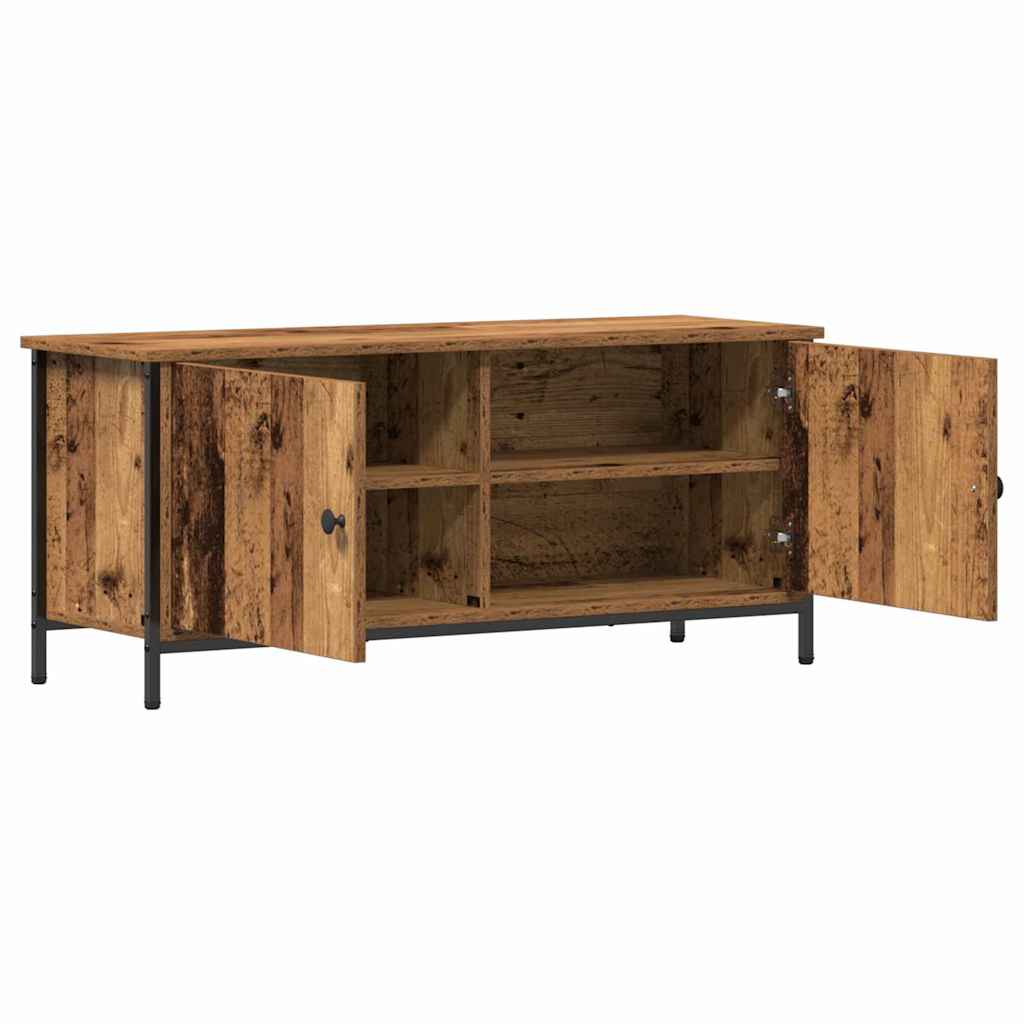 Tv-Skåp Gammalt Trä 100 X 35 X 45 Cm Konstruerat Trä