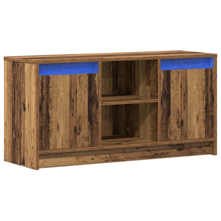Tv Enheter Brun 100 X 34 X 50 Cm Konstruerat Trä