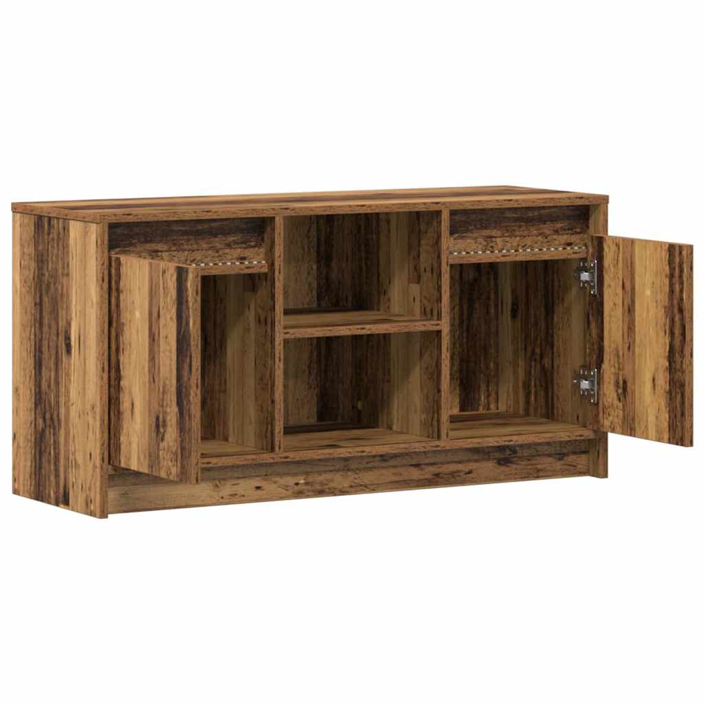 Tv Enheter Brun 100 X 34 X 50 Cm Konstruerat Trä