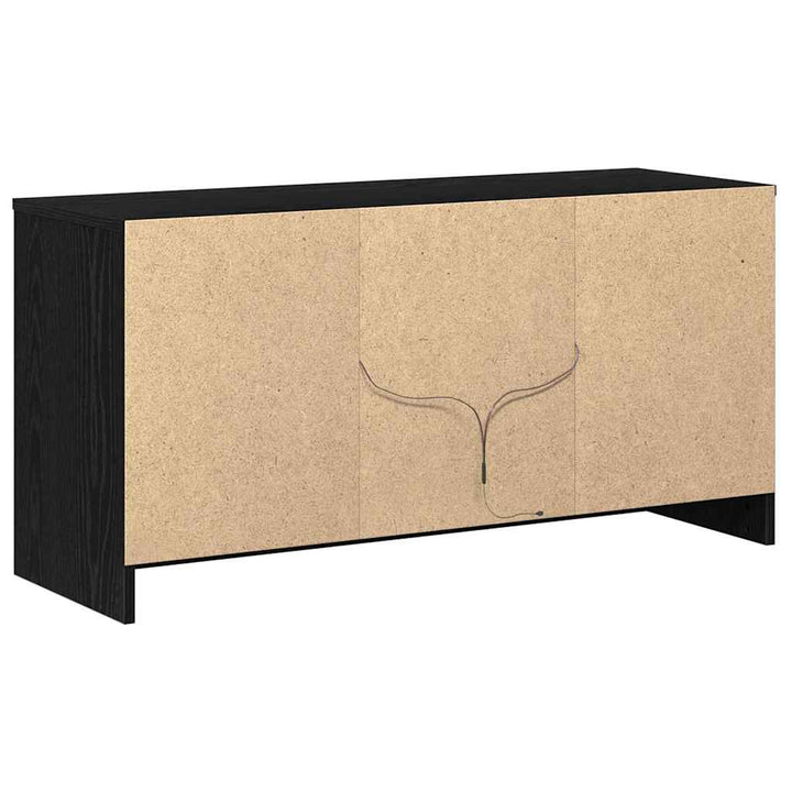 Tv Enheter Svart 100 X 34 X 50 Cm Konstruerat Trä