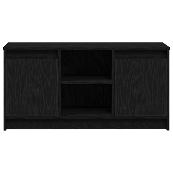 Tv Enheter Svart 100 X 34 X 50 Cm Konstruerat Trä