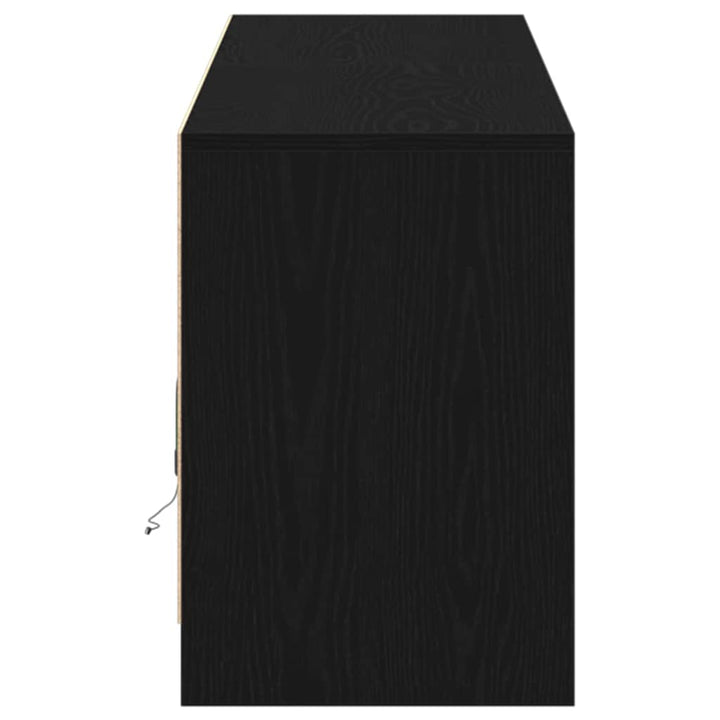Tv Enheter Svart 100 X 34 X 50 Cm Konstruerat Trä