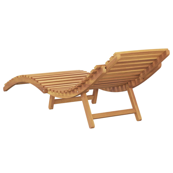 Solstol Brun 198 X 55 X 58,5 Cm Massivt Teakträ