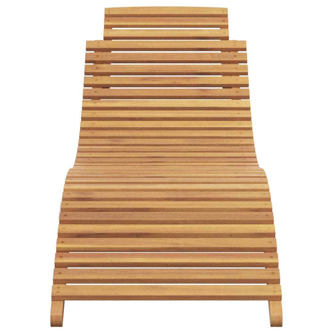 Solstol Brun 198 X 55 X 58,5 Cm Massivt Teakträ