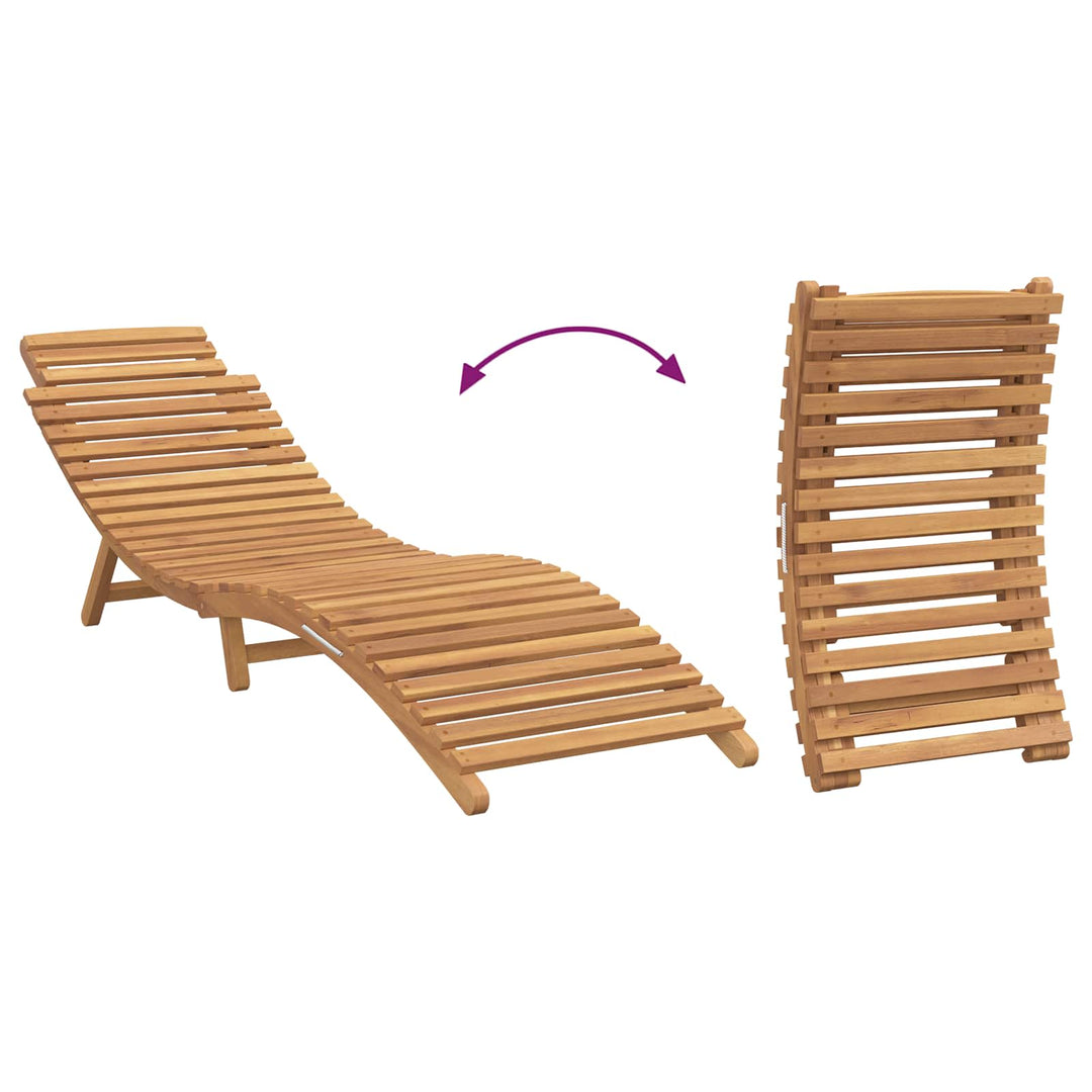 Solstol Brun 198 X 55 X 58,5 Cm Massivt Teakträ