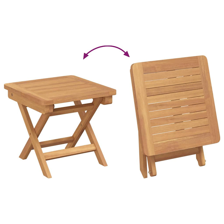 Solstol 2 Pcs Brun 198 X 55 X 58,5 Cm Massivt Teakträ