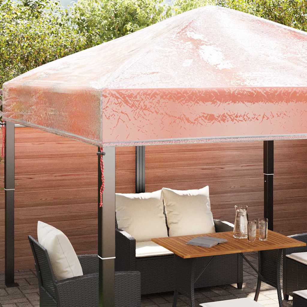 Gazebo Överdrag Ersättning Transparent 300 X 300 X 26 Cm Pvc