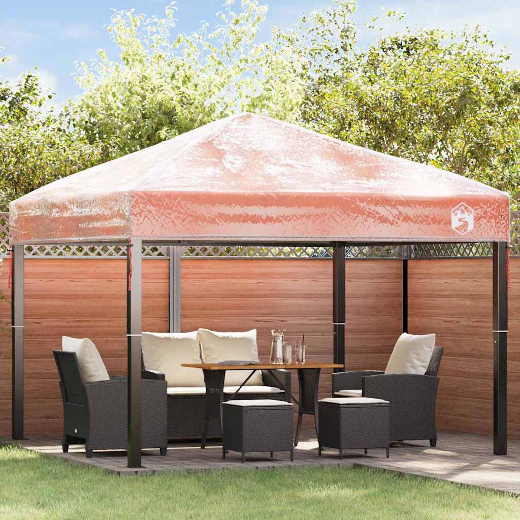 Gazebo Överdrag Ersättning 300 X 300 X 26 Cm Transparent Pvc
