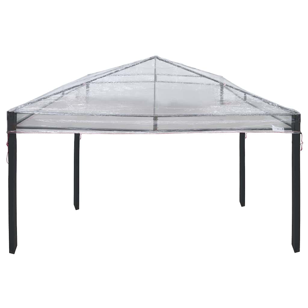 Gazebo Överdrag Ersättning 300 X 300 X 26 Cm Transparent Pvc