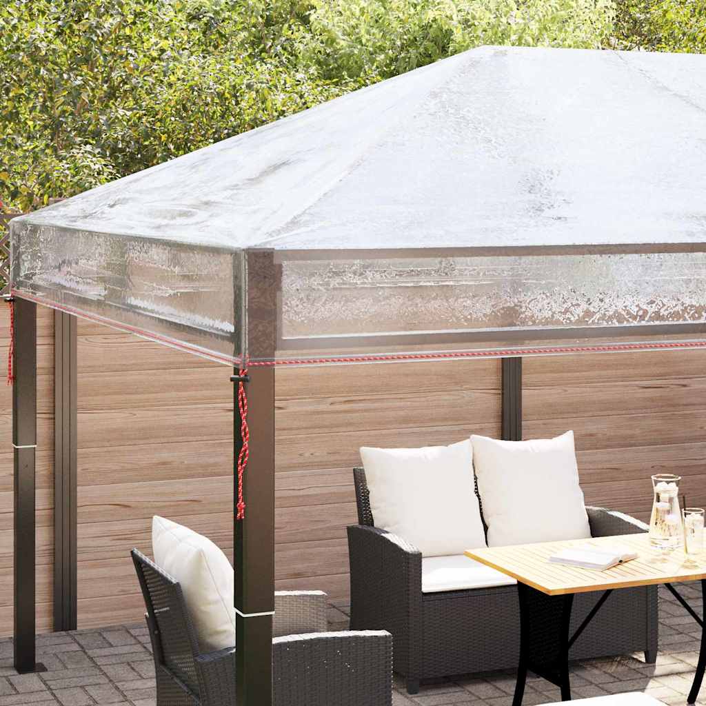 Gazebo Överdrag Ersättning Transparent 400 X 300 X 32 Cm Pvc