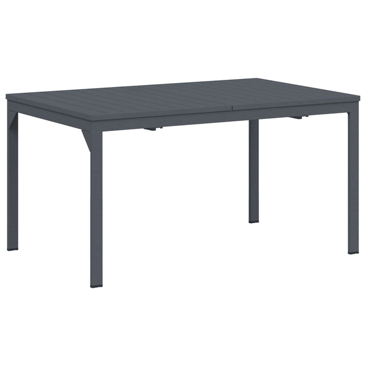 Trädgårdsmöbelset 9 Pcs Antracit Stål
