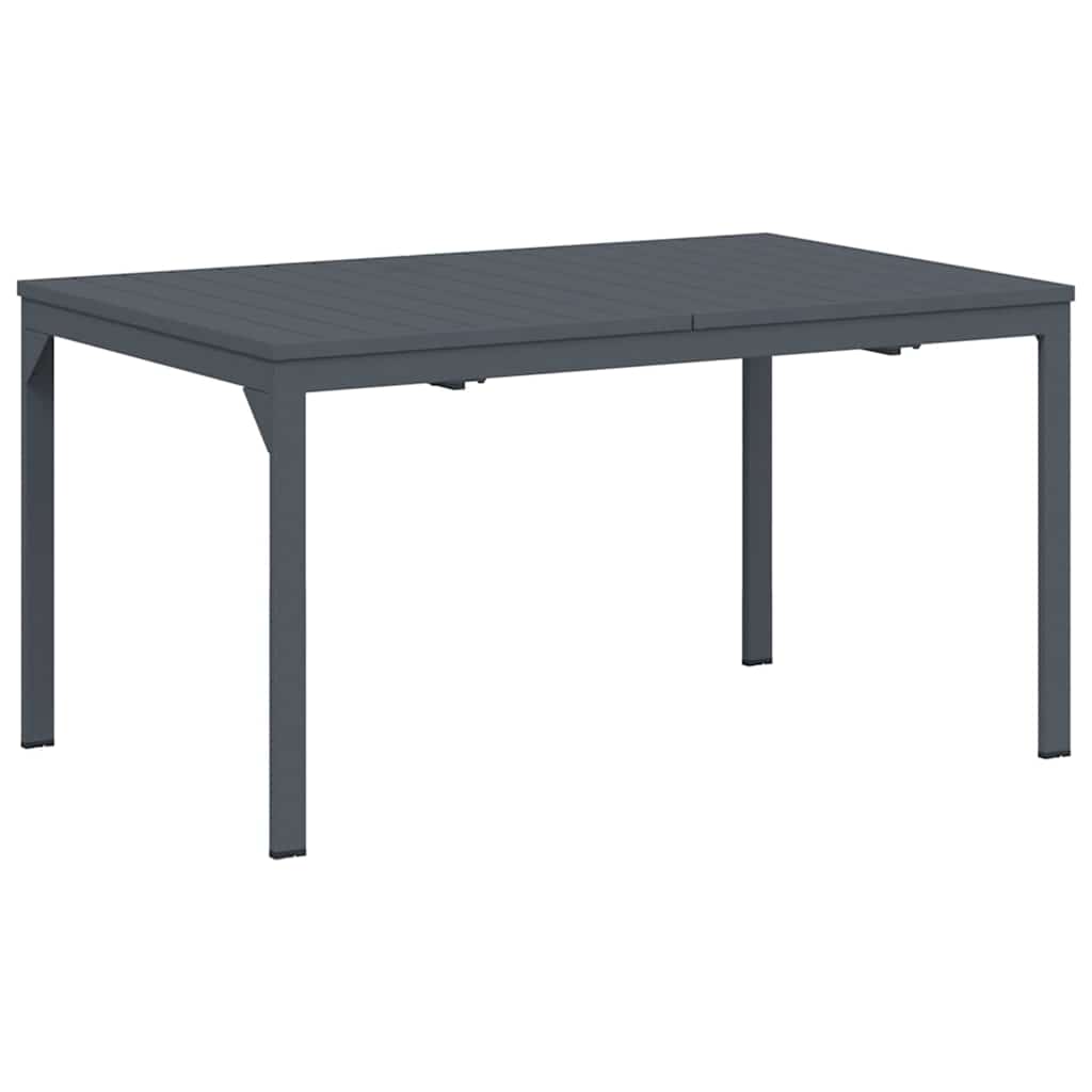 Ute Middagsbord 2 Pcs Antracit 210 X 90 X 73 Cm Stål