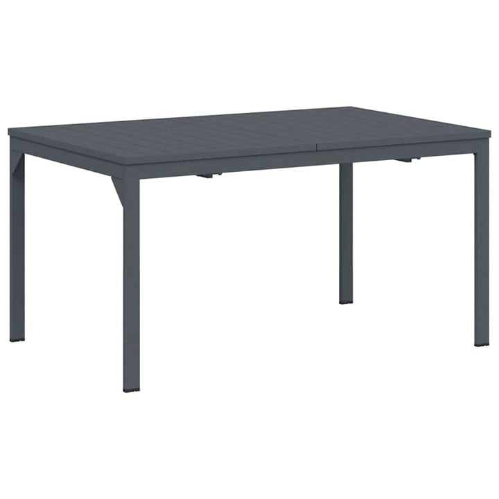 Ute Middagsbord 2 Pcs Antracit 210 X 90 X 73 Cm Stål