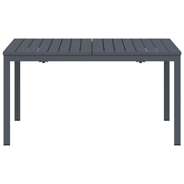 Ute Middagsbord 2 Pcs Antracit 210 X 90 X 73 Cm Stål
