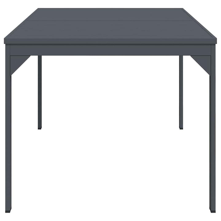 Ute Middagsbord 2 Pcs Antracit 210 X 90 X 73 Cm Stål