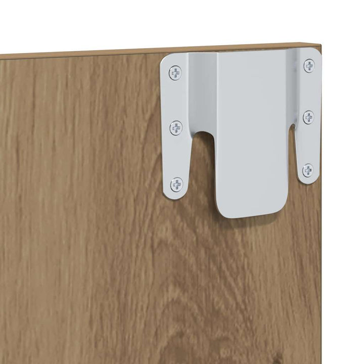 Tv-Bänkset Artisan Ek 120 X 23,5 X 90 Cm Konstruerat Trä