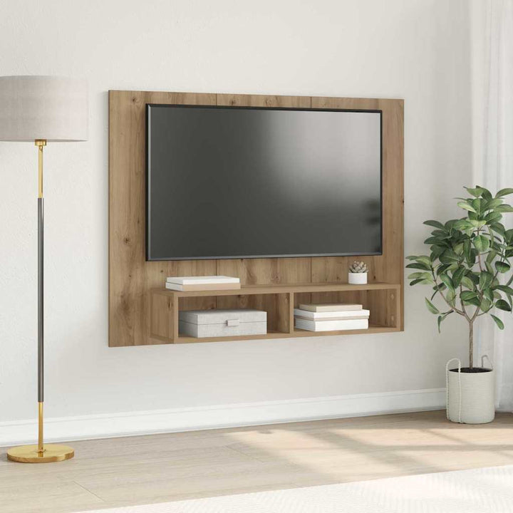 Tv-Bänkset Artisan Ek 120 X 23,5 X 90 Cm Konstruerat Trä