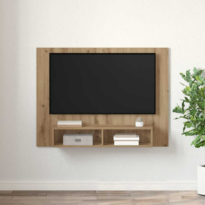 Tv-Bänkset Artisan Ek 120 X 23,5 X 90 Cm Konstruerat Trä