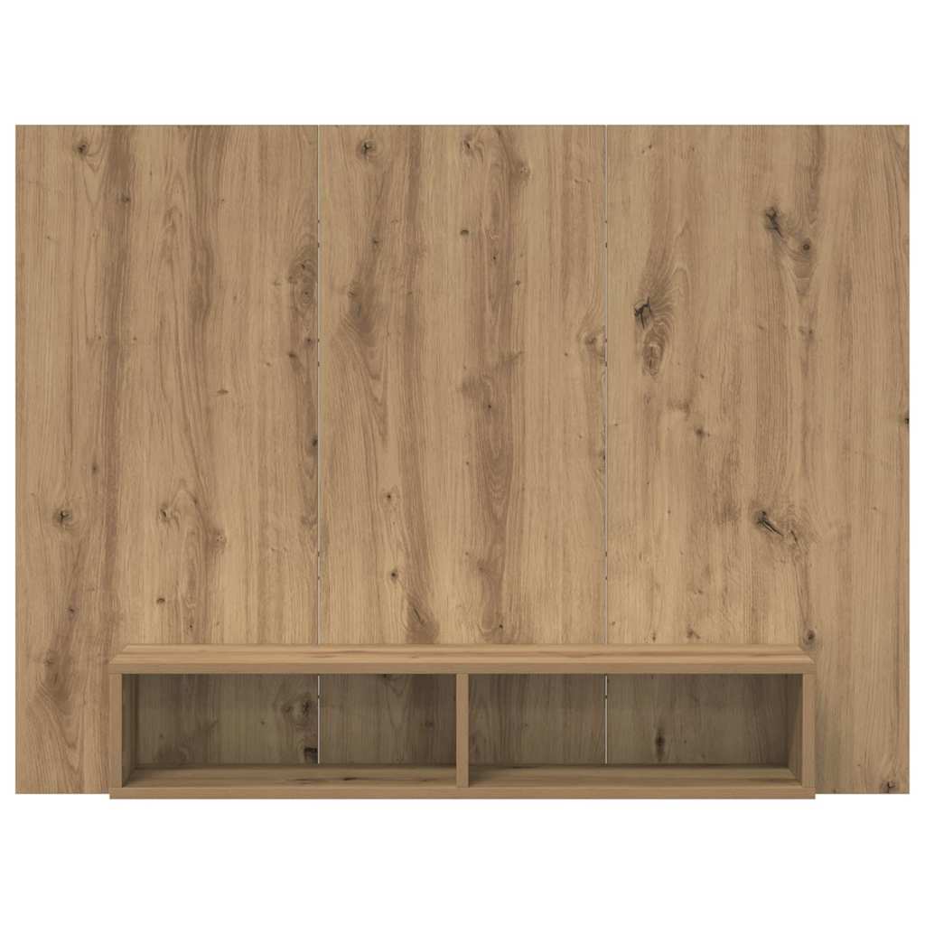 Tv-Bänkset Artisan Ek 120 X 23,5 X 90 Cm Konstruerat Trä