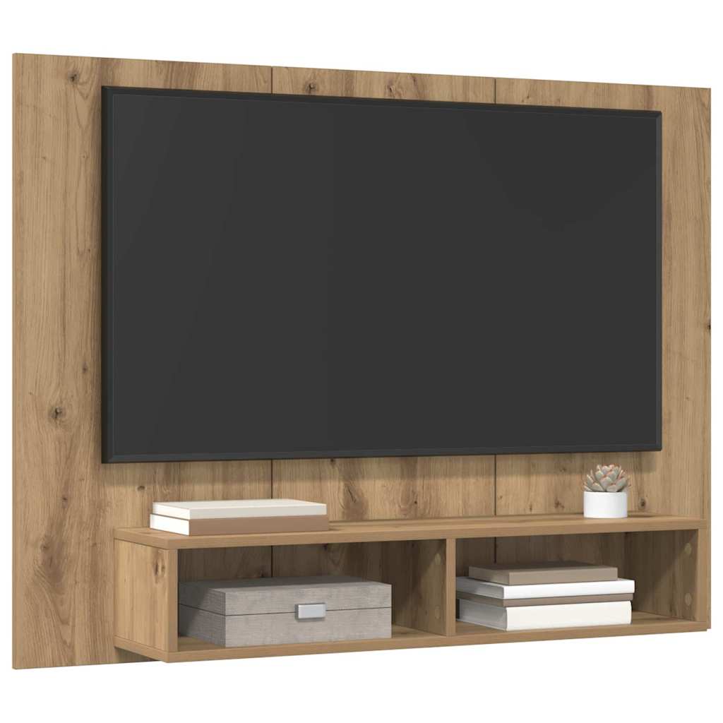Tv-Bänkset Artisan Ek 120 X 23,5 X 90 Cm Konstruerat Trä