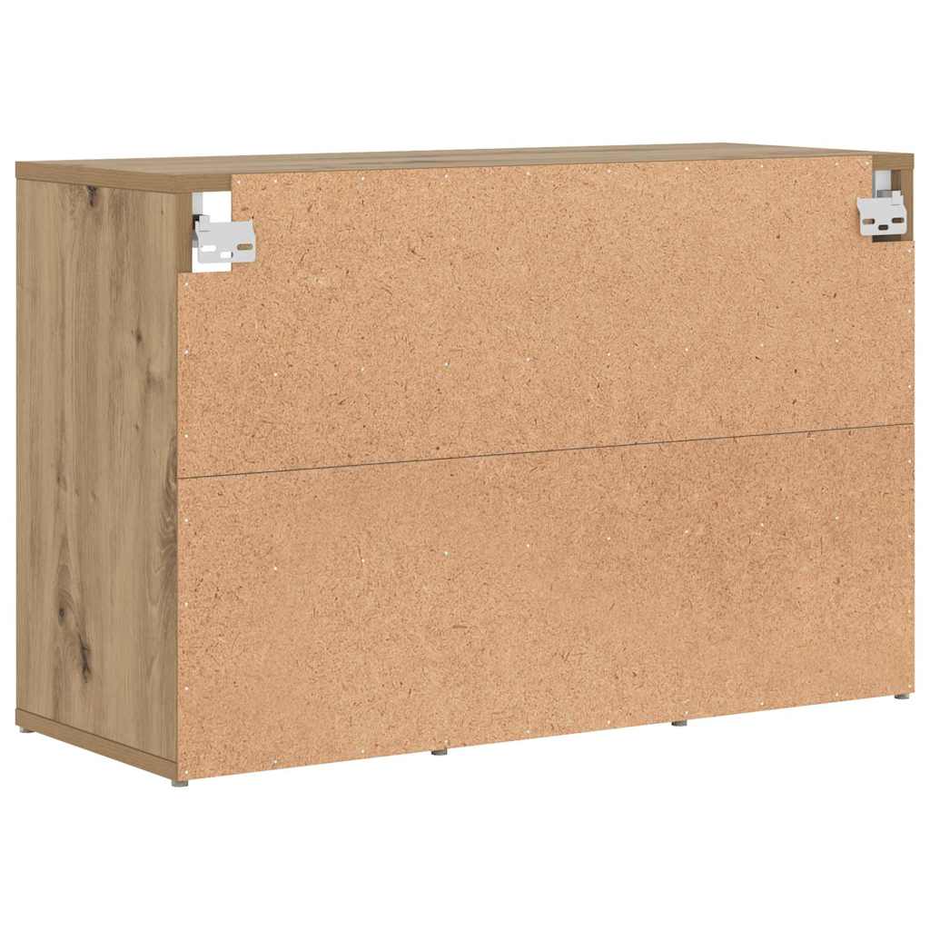 Skoskåp 77,5 X 30 X 51 Cm Konstruerat Trä Artisan-Ek