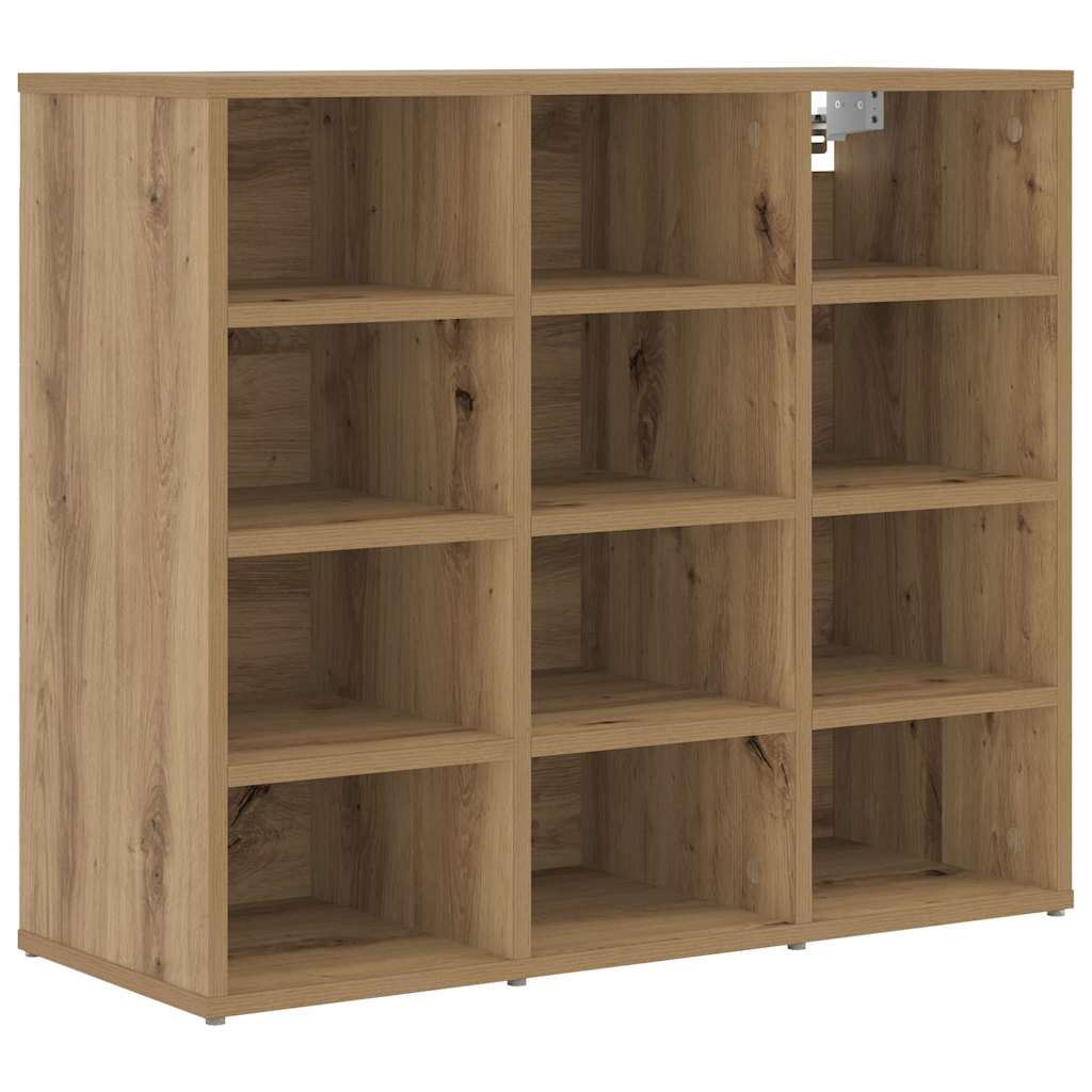 Skoskåp 77,5 X 30 X 67 Cm Konstruerat Trä Artisan-Ek
