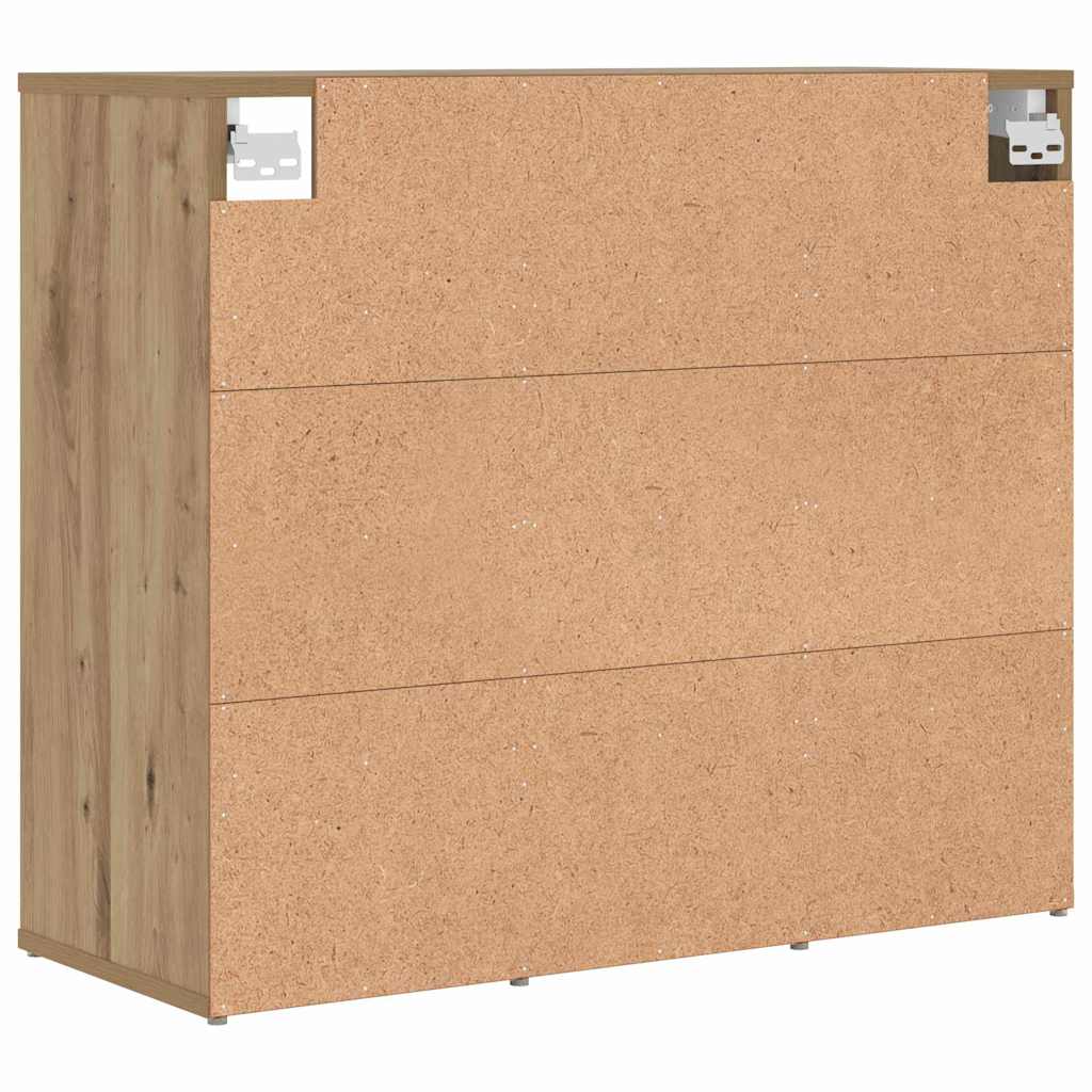 Skoskåp 77,5 X 30 X 67 Cm Konstruerat Trä Artisan-Ek