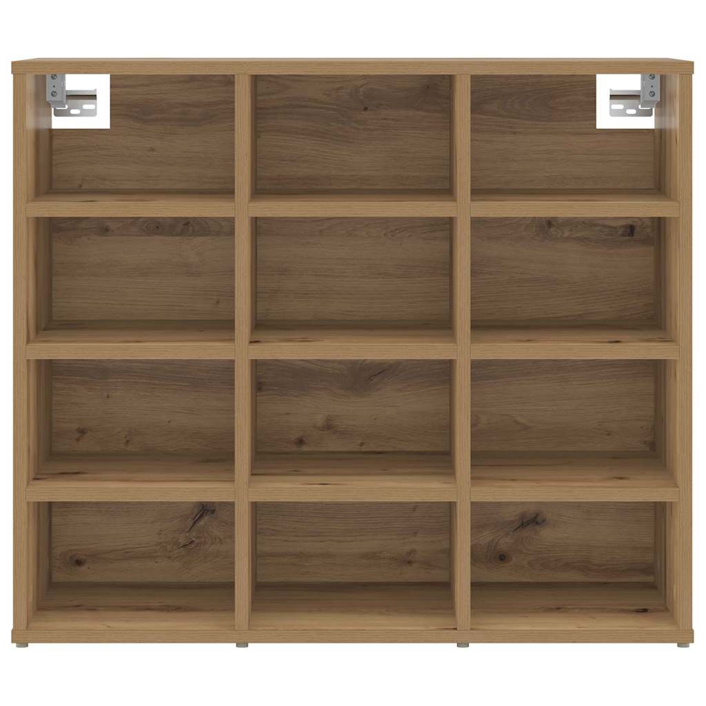 Skoskåp 77,5 X 30 X 67 Cm Konstruerat Trä Artisan-Ek